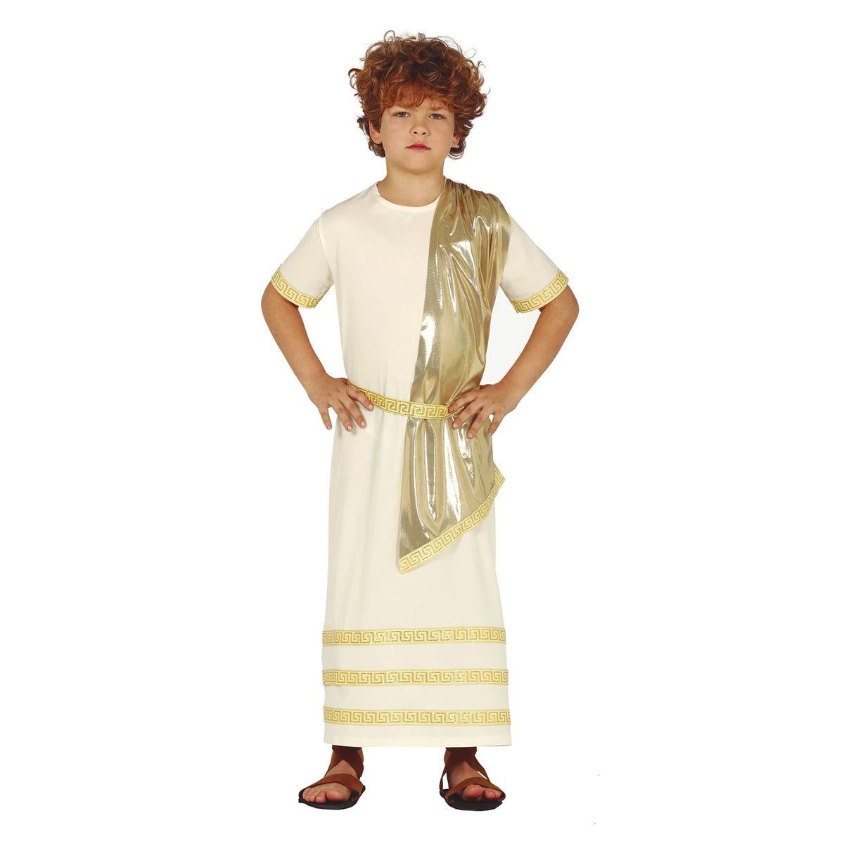 Roman Kid Costume Gold and White – Costume N Party